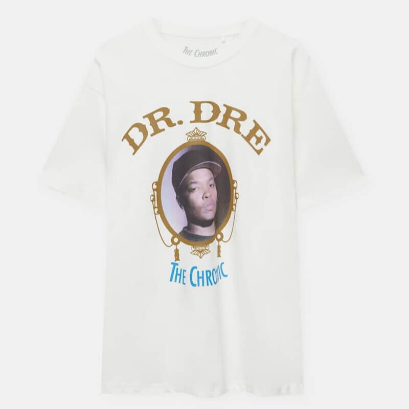

Футболка Pull&Bear Dr. Dre, белый