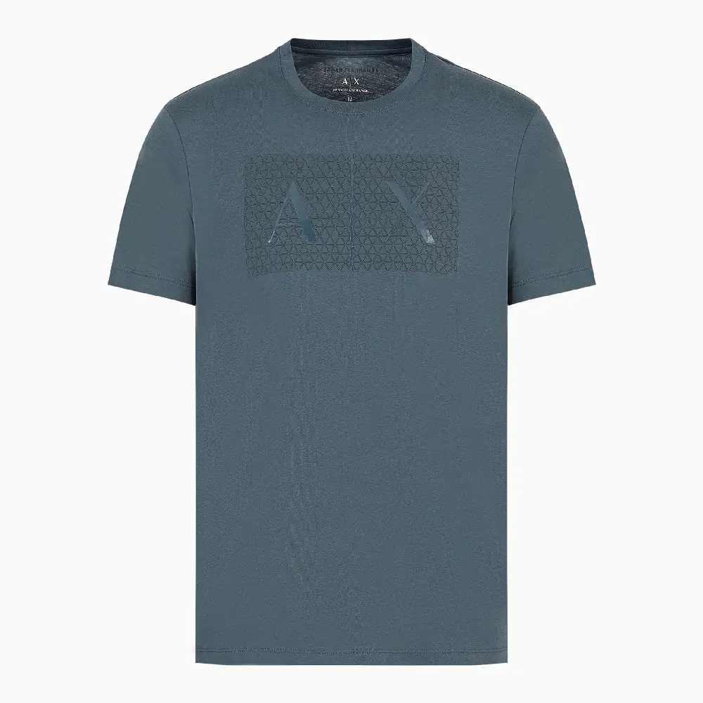 

Футболка Armani Exchange Slim Fit Logo Cotton, серый