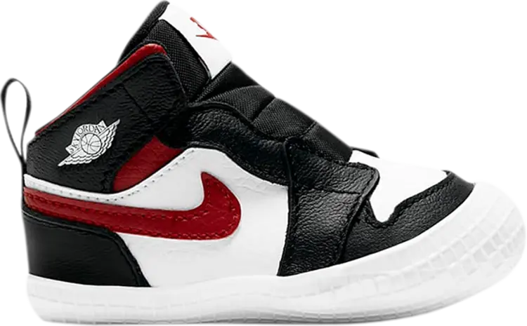 

Кроссовки Air Jordan 1 Crib Bootie Gym Red, черный