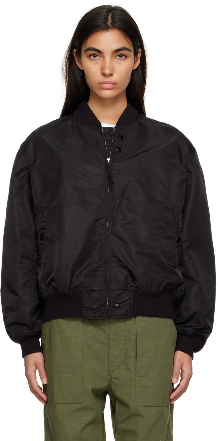 

Черный бомбер-авиатор Engineered Garments
