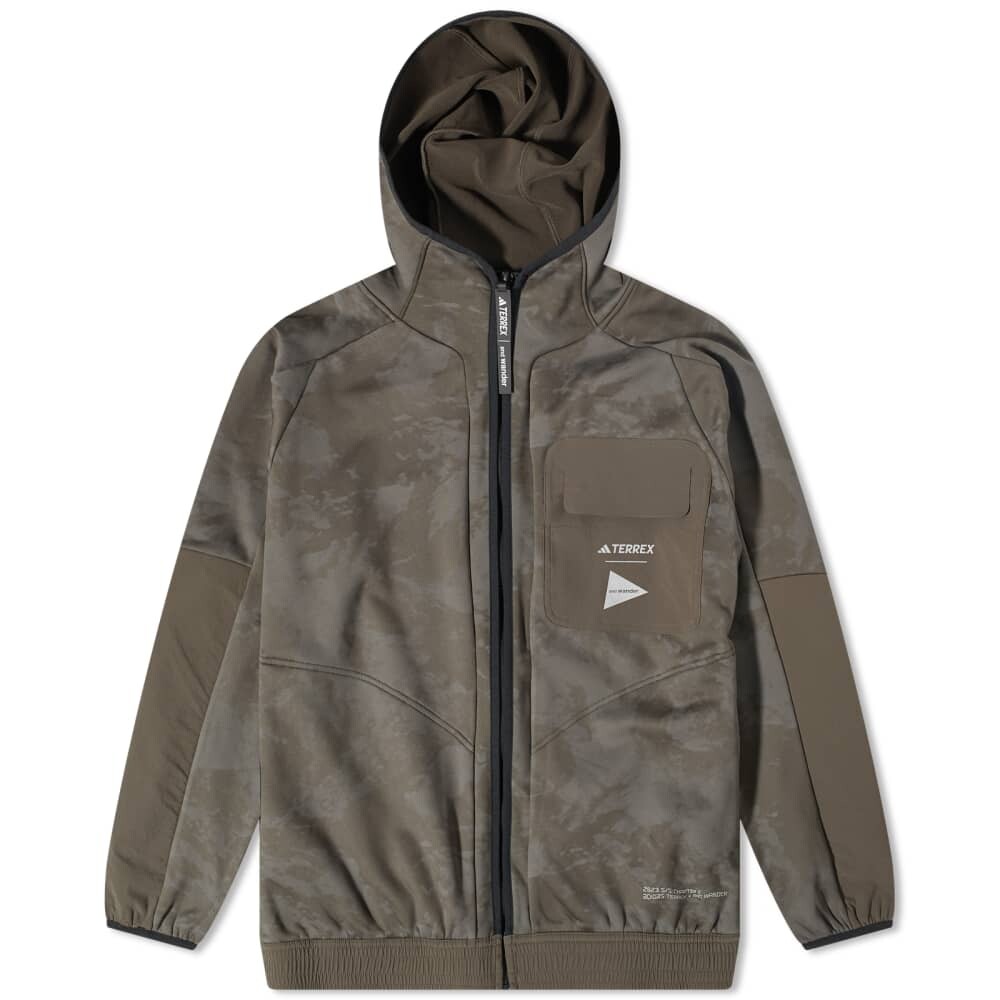 

Толстовка Adidas Terrex x and wander Fleece, Серый