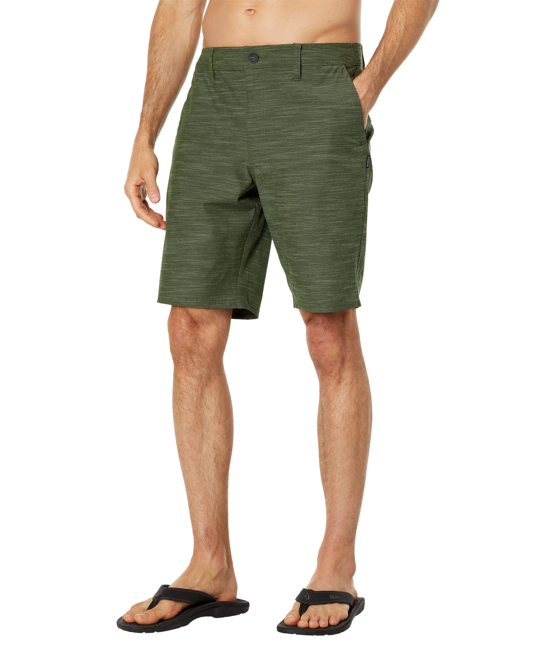 Locked slub store hybrid shorts