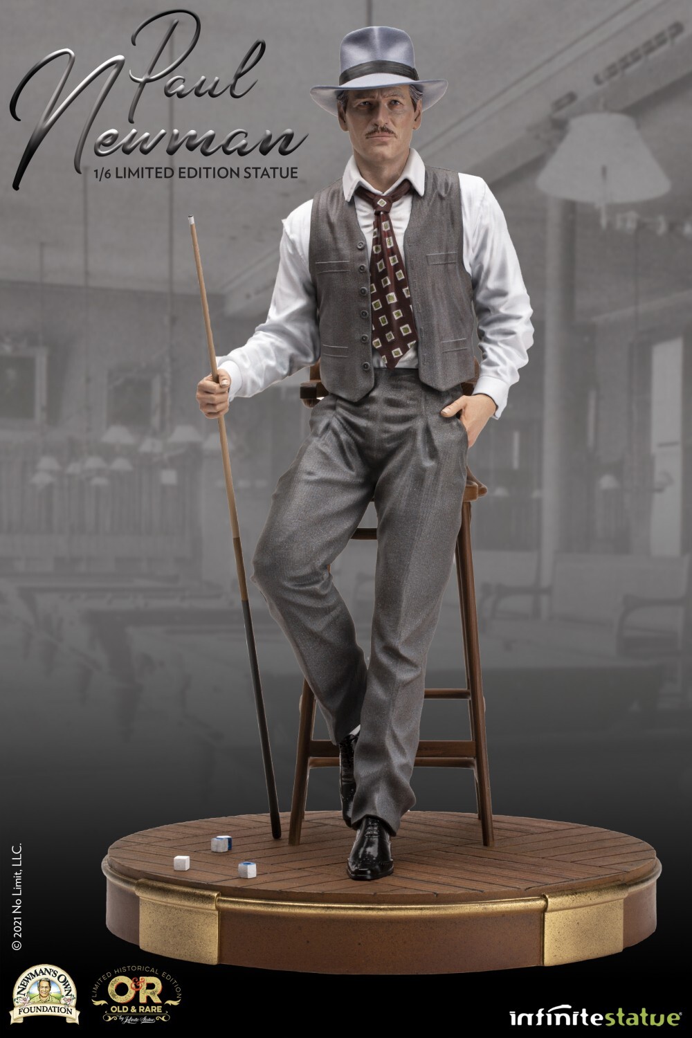 

Статуэтка Infinite Statue 1:6 Scale Paul Newman Old & Rare, 32,7 см