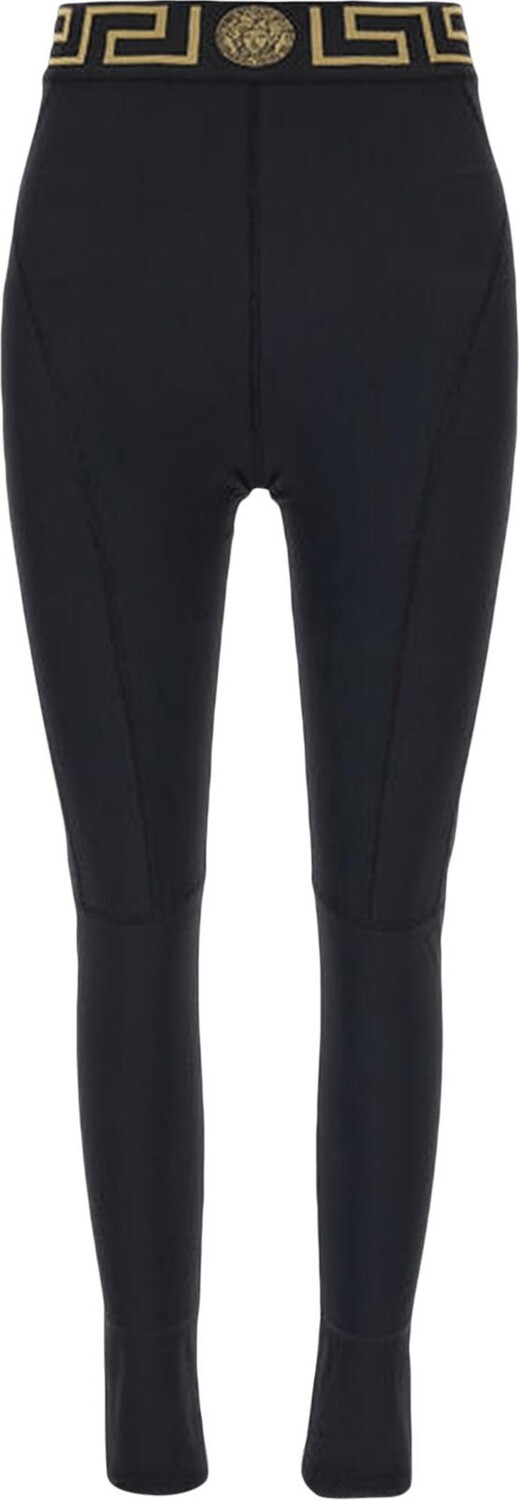 

Леггинсы Versace Greca Border Leggings 'Black', черный