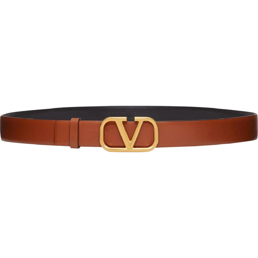 Ремень Valentino V Logo Signature, коричневый