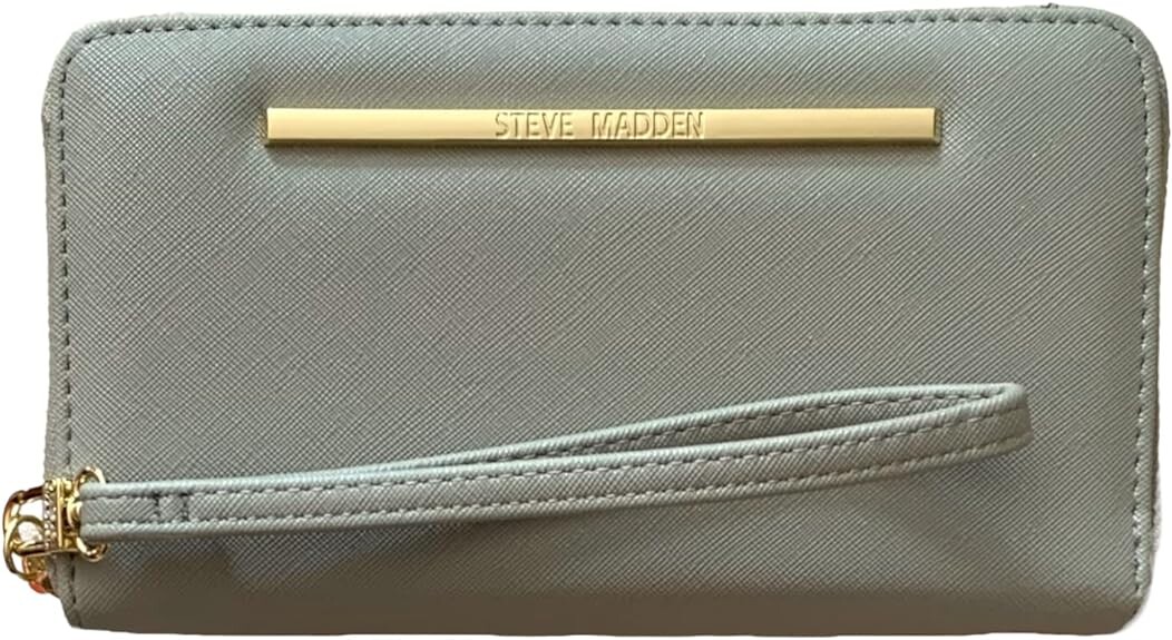 

Женская сумка-кошелек на молнии Steve Madden, серо-зеленый