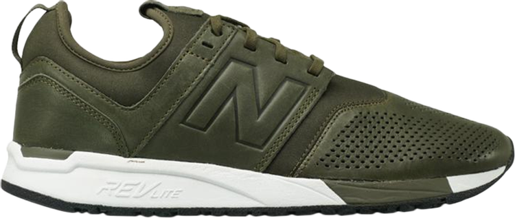 

Кроссовки New Balance 247 Leather 'Olive', зеленый