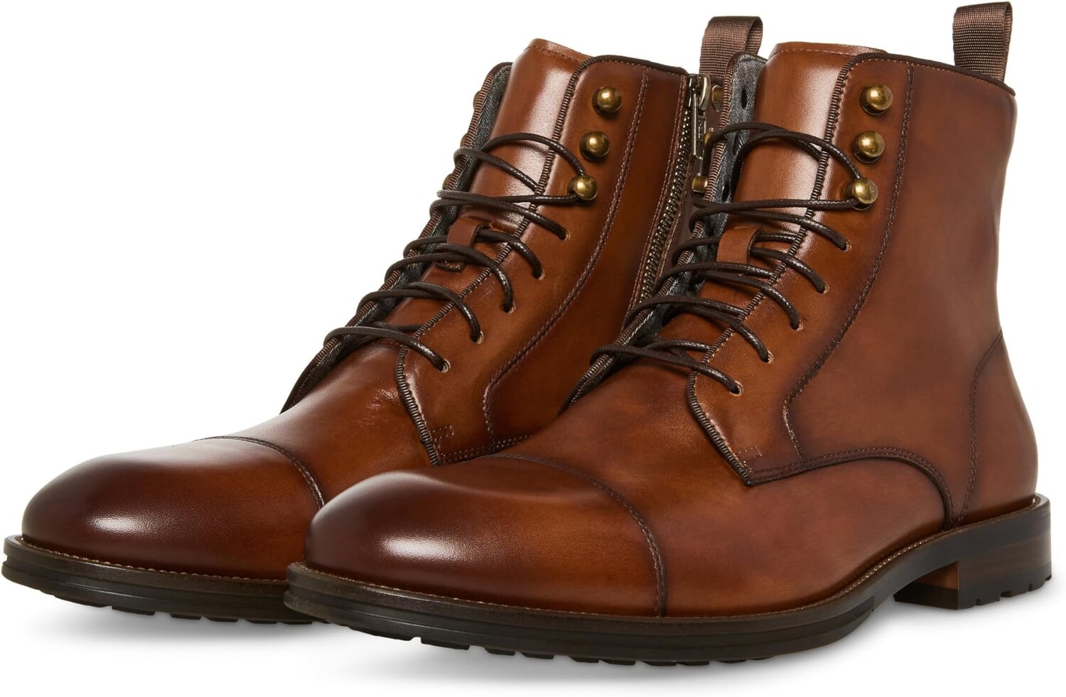 

Ботинки на шнуровке Daylon Steve Madden, светло-коричневая кожа