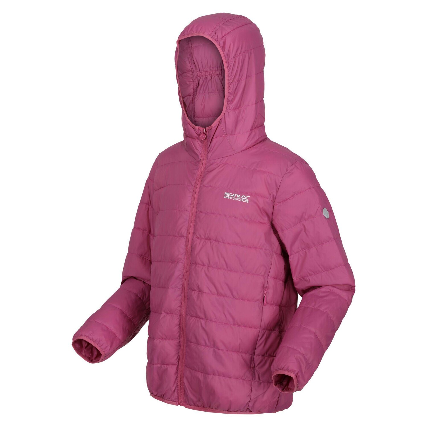

Куртка походная детская с капюшоном Regatta Junior Hillpack, розовый