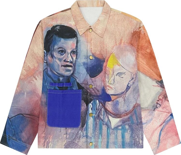 

Куртка KidSuper Faces Jacket 'Multicolor', разноцветный