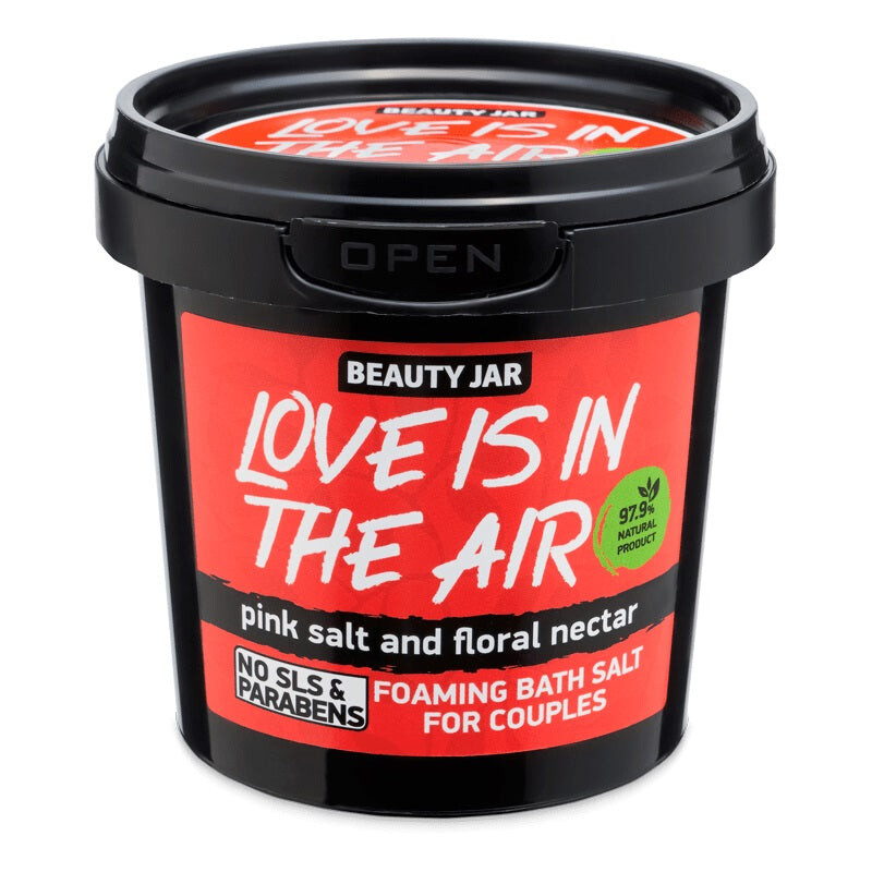 

BEAUTY JAR Соль для ванн Love Is In The Air пенящаяся для пар с цветочным нектаром 150г