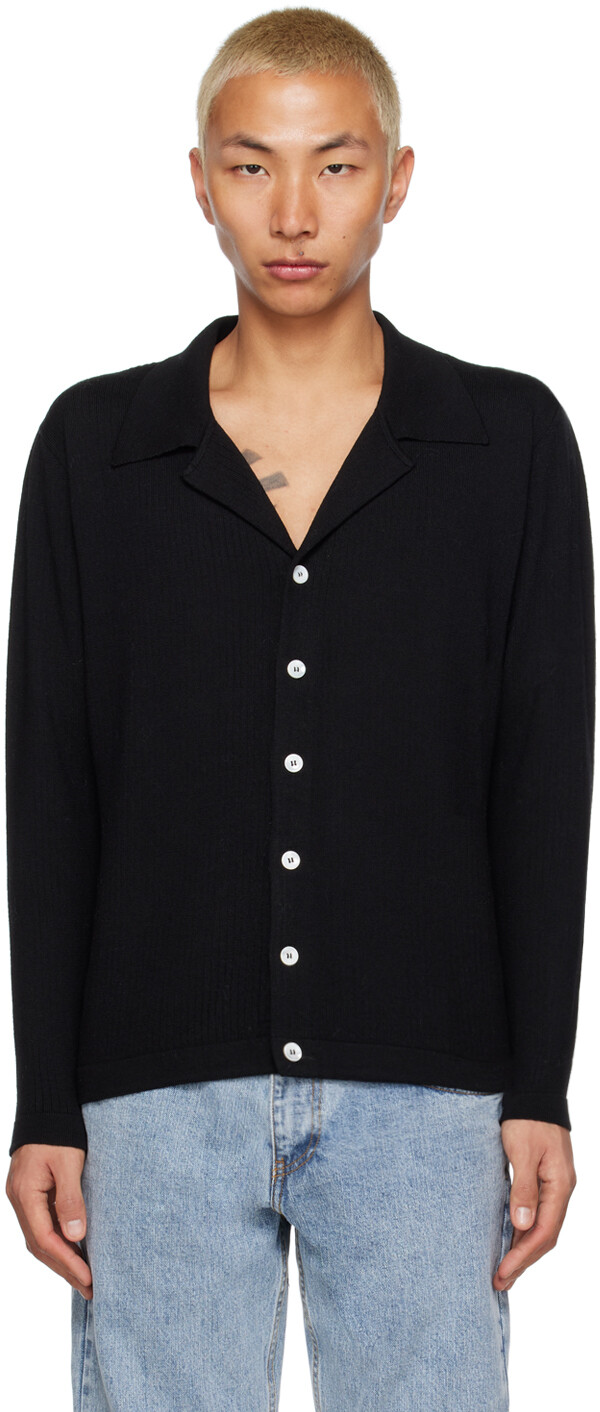 

SSENSE Эксклюзивный черный кардиган Pistolero Second/Layer