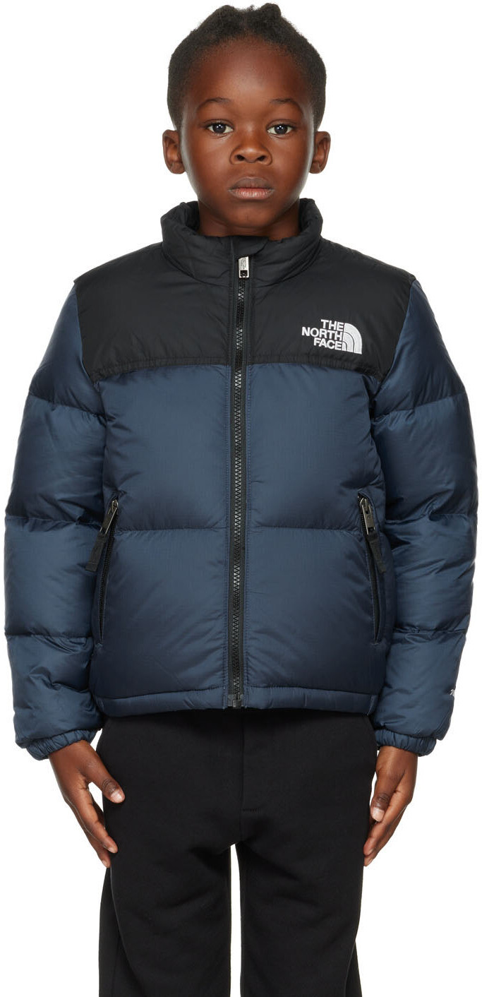 

Темно-синий пуховик 1996 Retro Nuptse Little Kids Jacket The North Face Kids
