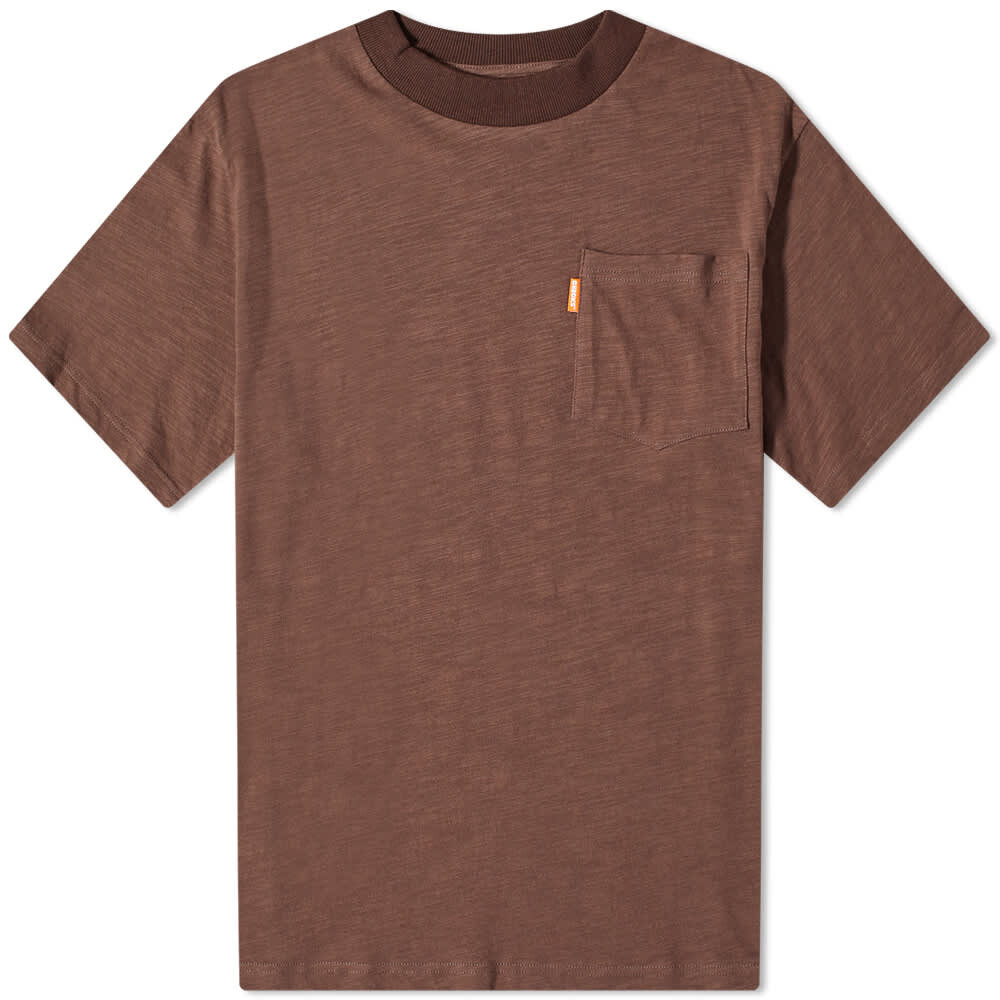 

Футболка Checks Downtown Slub Cotton Pocket Tee, Коричневый