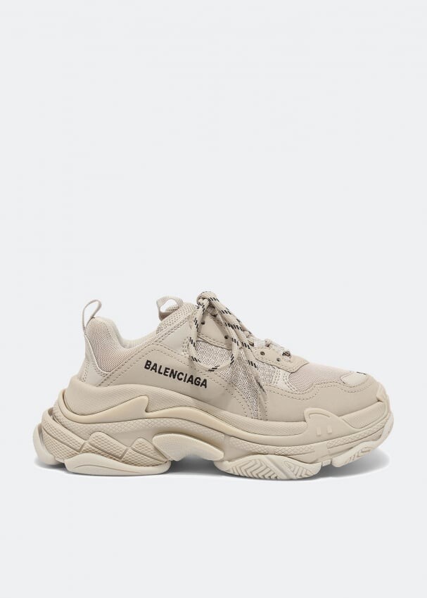 

Кроссовки BALENCIAGA Triple S sneakers, бежевый