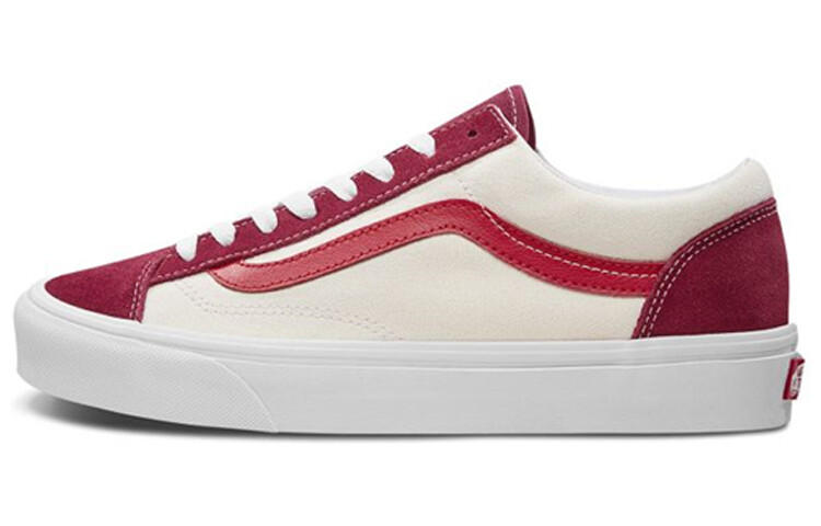 

Туфли для скейтбординга унисекс Vans Style 36 красный/белый