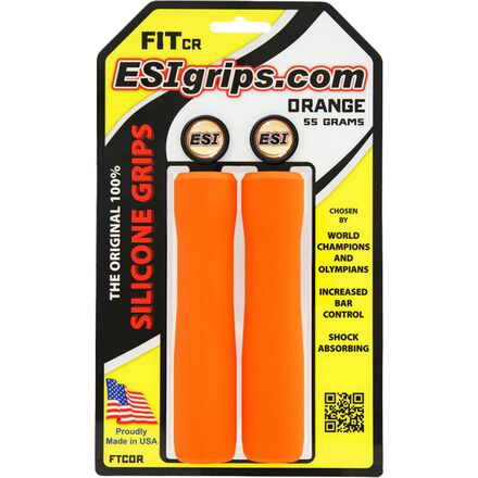 FIT CR Ручка для горного велосипеда ESI Grips, оранжевый