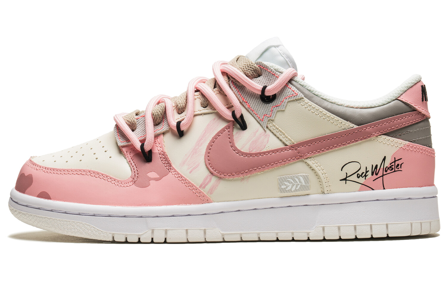 

Кроссовки Nike Dunk Skateboarding Shoes Women's Low-top Pink, розовый