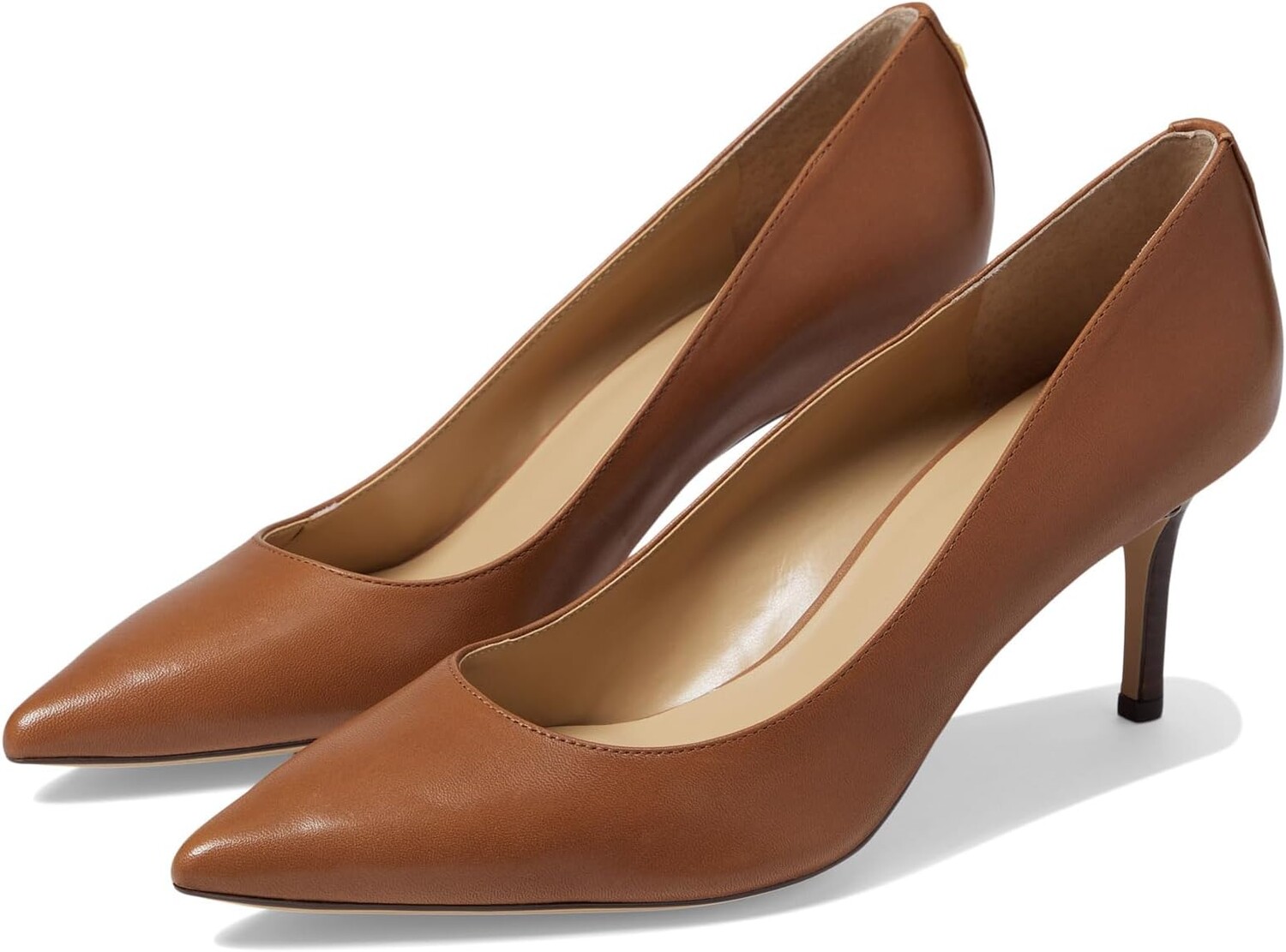 

Туфли Lanette Pump LAUREN Ralph Lauren, цвет Deep Saddle Tan Super Soft Leather