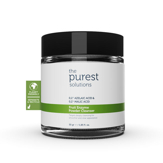 

Скраб для лица Limpiador en polvo enzimas de frutas + 0,2% ácido azelaico + ácido málico The purest solutions, 55г