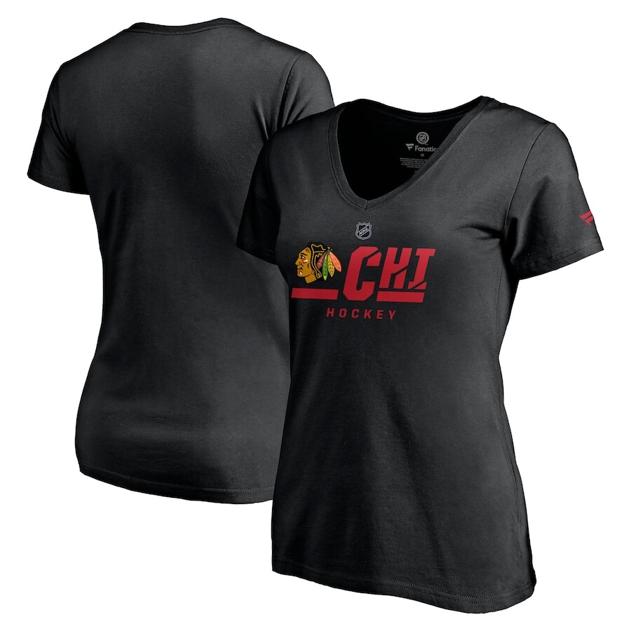 

Футболка с коротким рукавом Fanatics Branded Chicago Blackhawks, черный