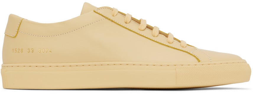 

Желтые низкие кеды Achilles Common Projects