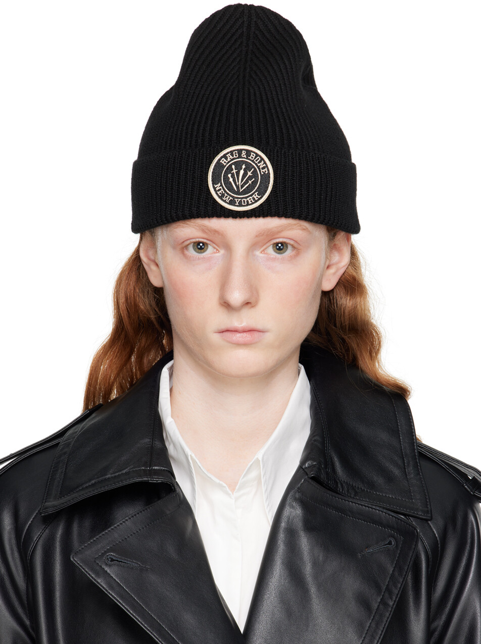 

Черная шапка Чарли rag & bone