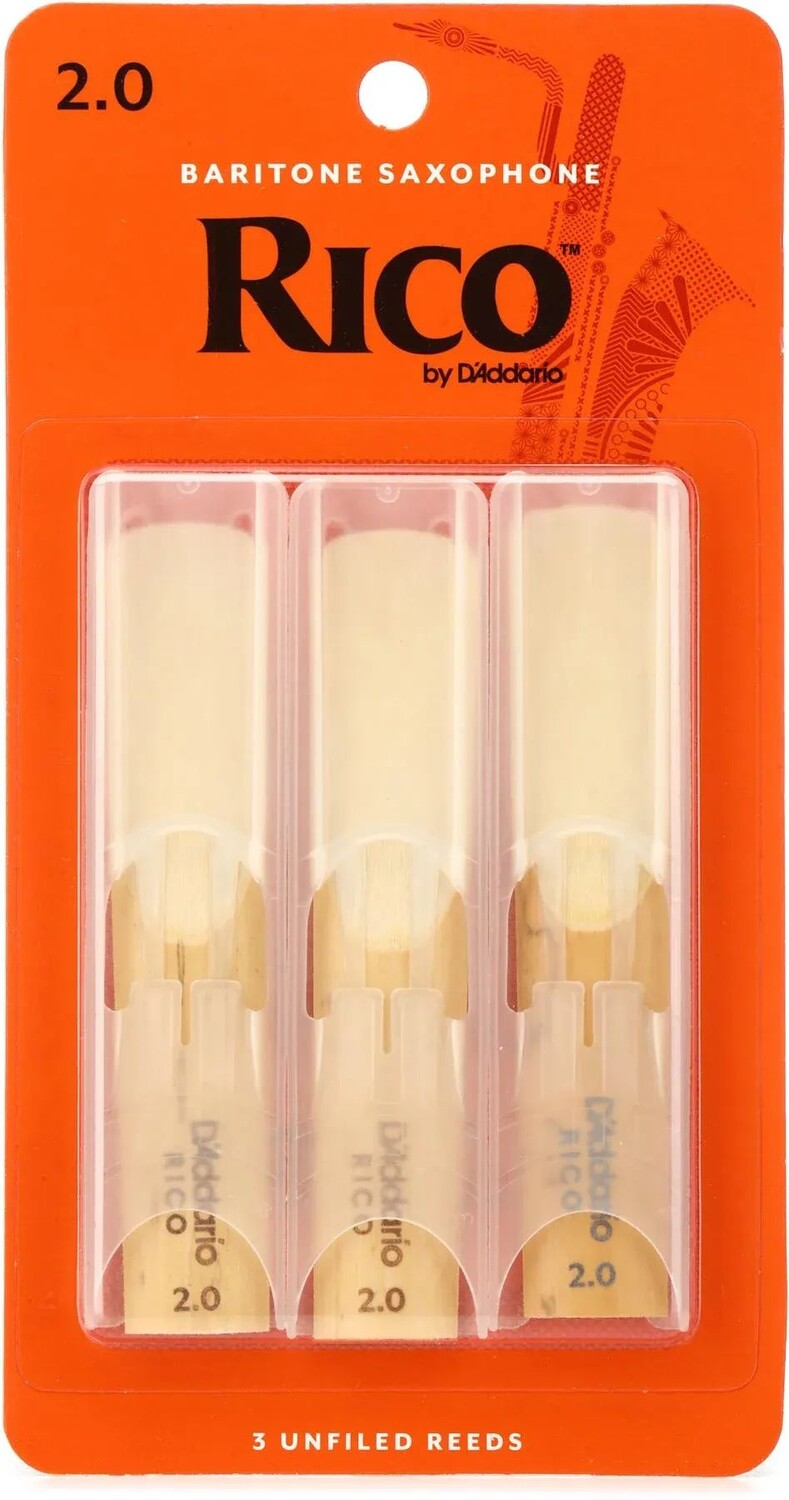 

D'Addario RLA0320 — трости для баритона-саксофона Rico — 2,0 (3 шт.)