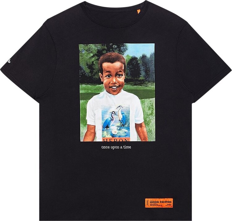 

Футболка Heron Preston Baby Heron T-Shirt 'Black', черный