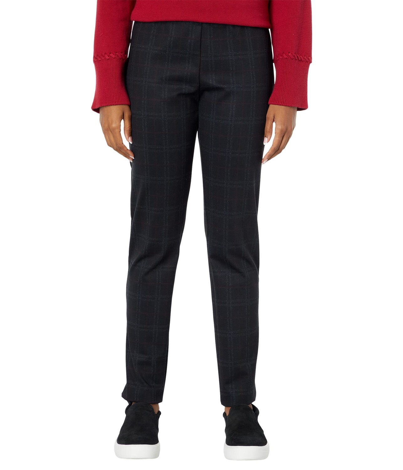 

Брюки Elliott Lauren, Gridlock Ponte Pull-On Pants, Черный