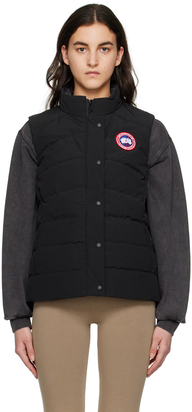 

Черный пуховый жилет для фристайла Canada Goose