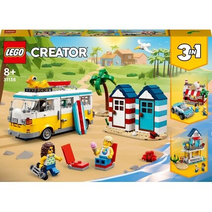 

Конструктор Lego 31138 Creatorпляжный кэмпинг с автобусом