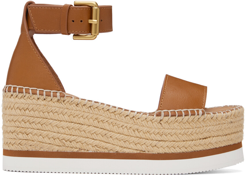

Сандалии Tan Glyn Espadrille See by Chloé