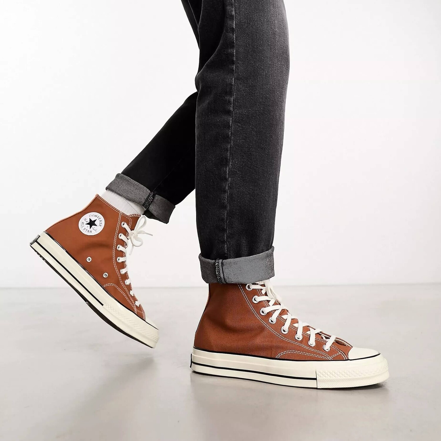 Кеды Converse Chuck Taylor 70 Hi, коричневый кеды высокие на шнуровке 30 каштановый