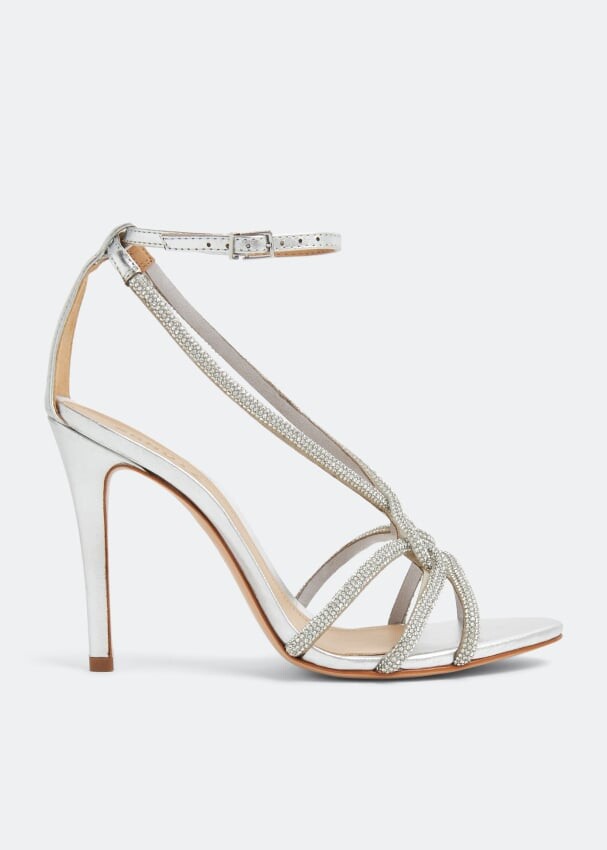 

Сандалии SCHUTZ Crystal sandals, серебряный
