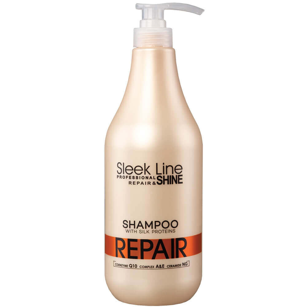 

Stapiz Шампунь Sleek Line Repair Shampoo с шелком для поврежденных волос 1000мл