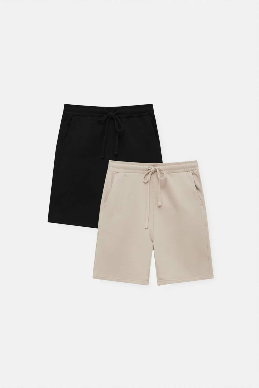 

Шорты-бермуды Pull&Bear Pack Of 2, бежевый