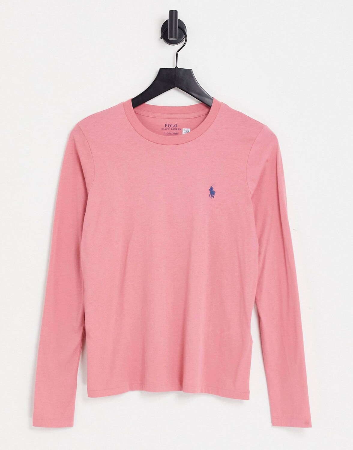 

Розовая футболка с длинным рукавом Polo Ralph Lauren
