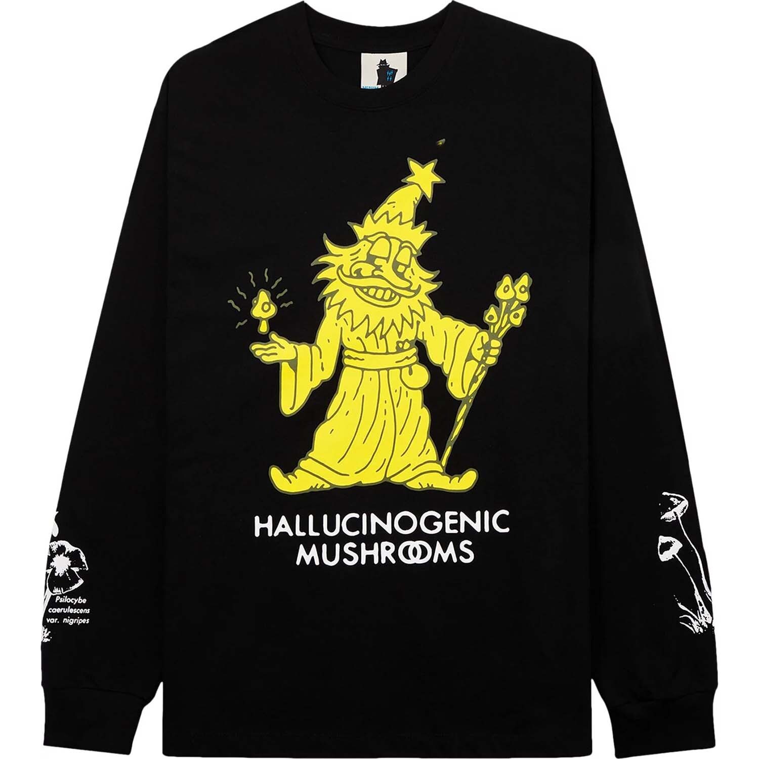 

Лонгслив Real Bad Man Hallucinogenic Wiz, черный