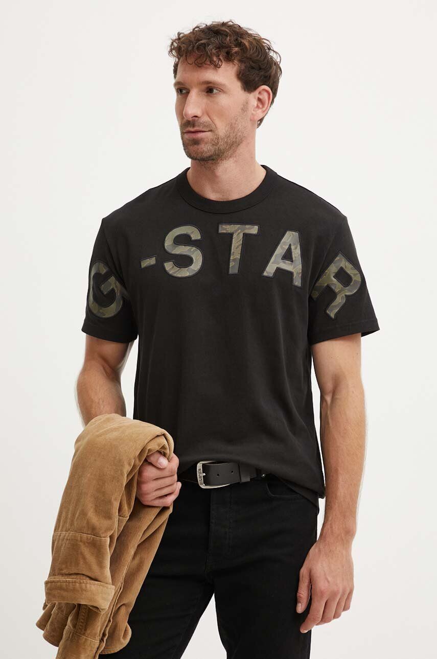 

Футболка G-Star из необработанного хлопка G-Star Raw, черный
