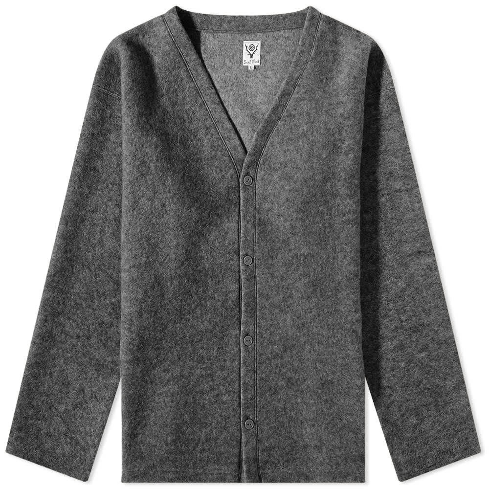 

Джемпер South2 West8 Boiled Wool Cardigan, Серый