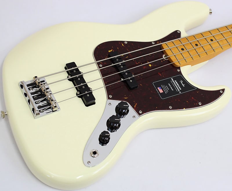 Fender American Professional II Jazz Bass, олимпийский белый синтезаторы novation bass station ii