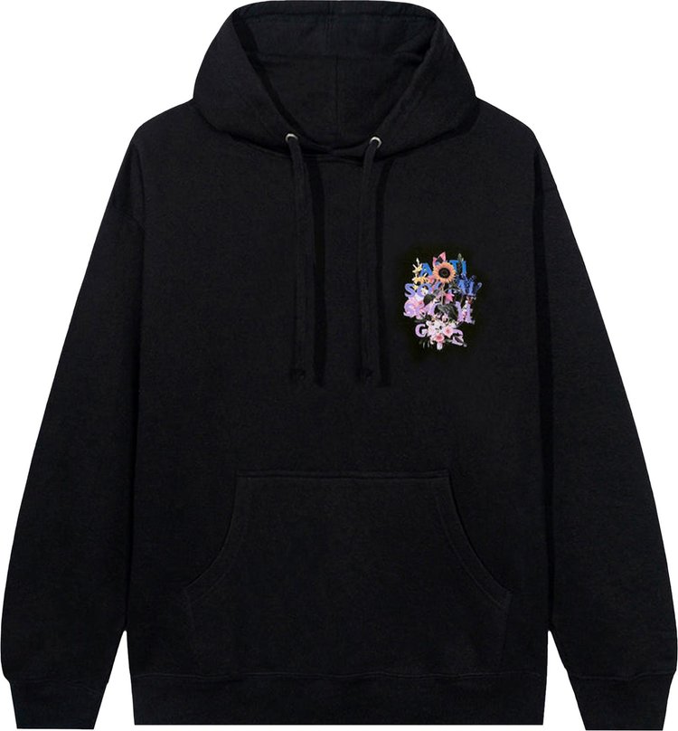 Худи Anti Social Social Club Bouquet For The Old Days Hoodie 'Black', черный - фото