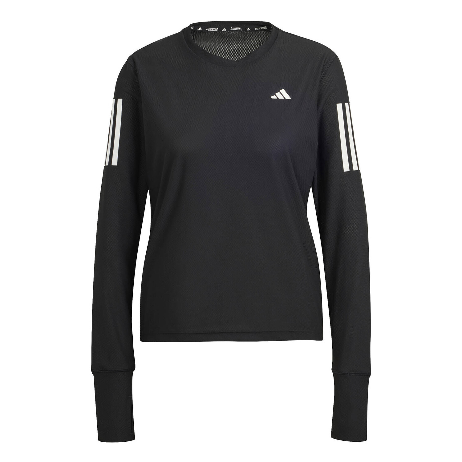 

Рубашка для бега own the run с длинными рукавами Adidas Performance, черный