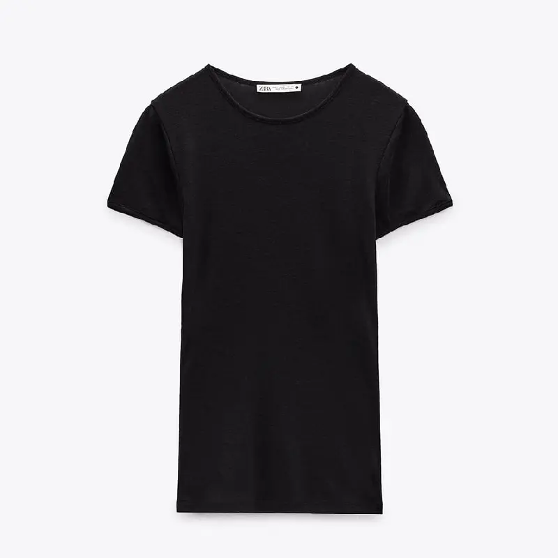 

Футболка Zara Minimalist, черный