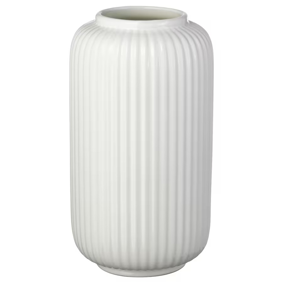 Ваза Ikea Stilren, белый, 22 см ваза sissi 22 см