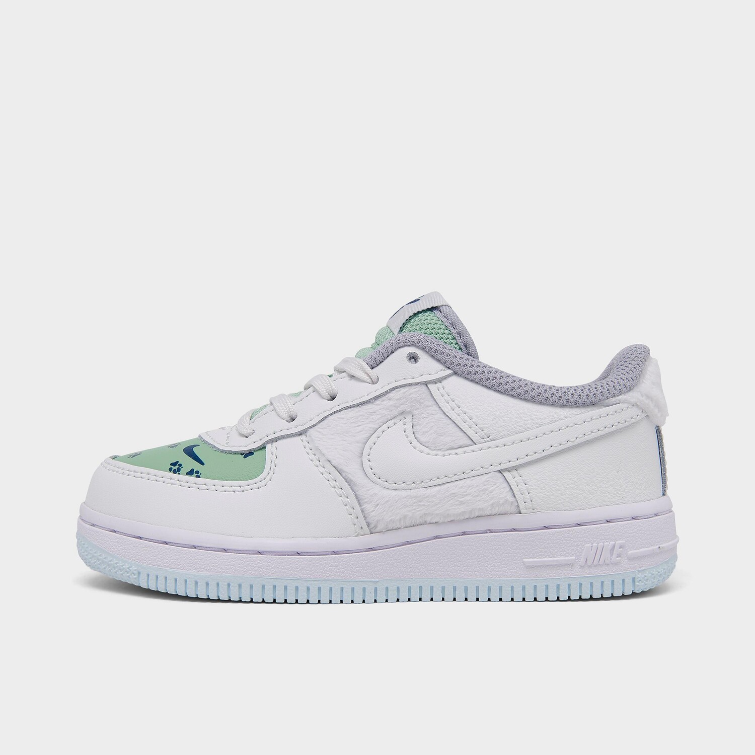 Кроссовки для малышей Nike Force 1 Low SE, бело-зеленый – заказать по ...