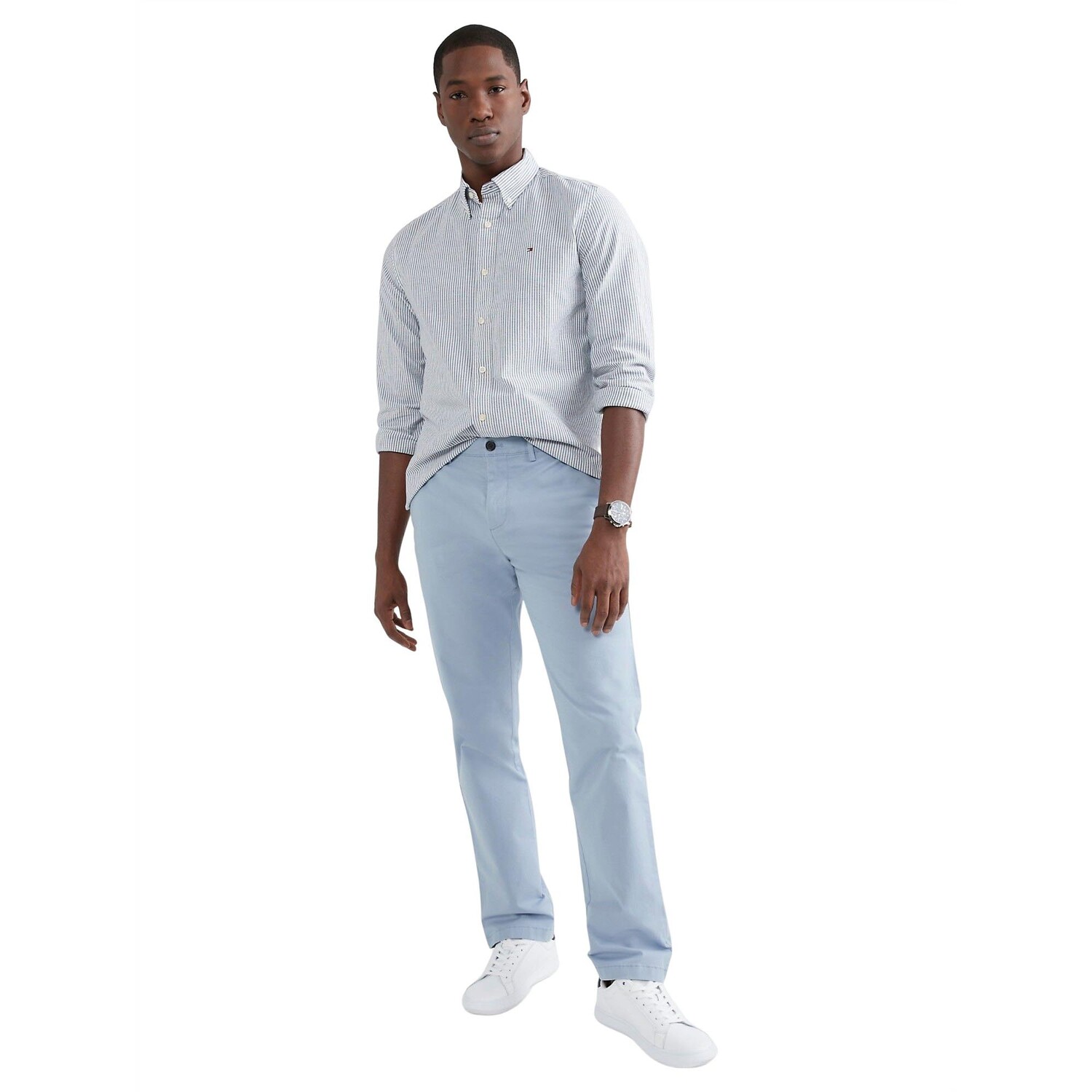 

Чиносы Tommy Hilfiger Denton Straight Fit, светло-голубой
