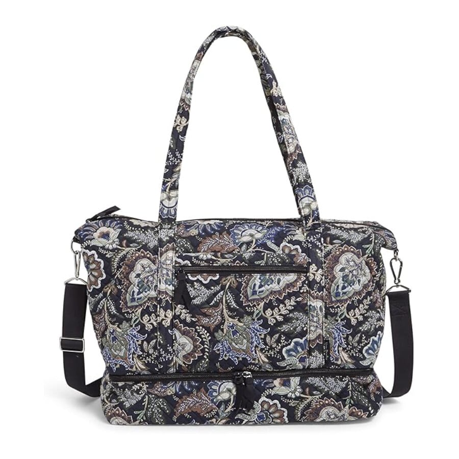 

Сумка дорожная Vera Bradley Cotton Deluxe Women's, темно-синий/мультиколор