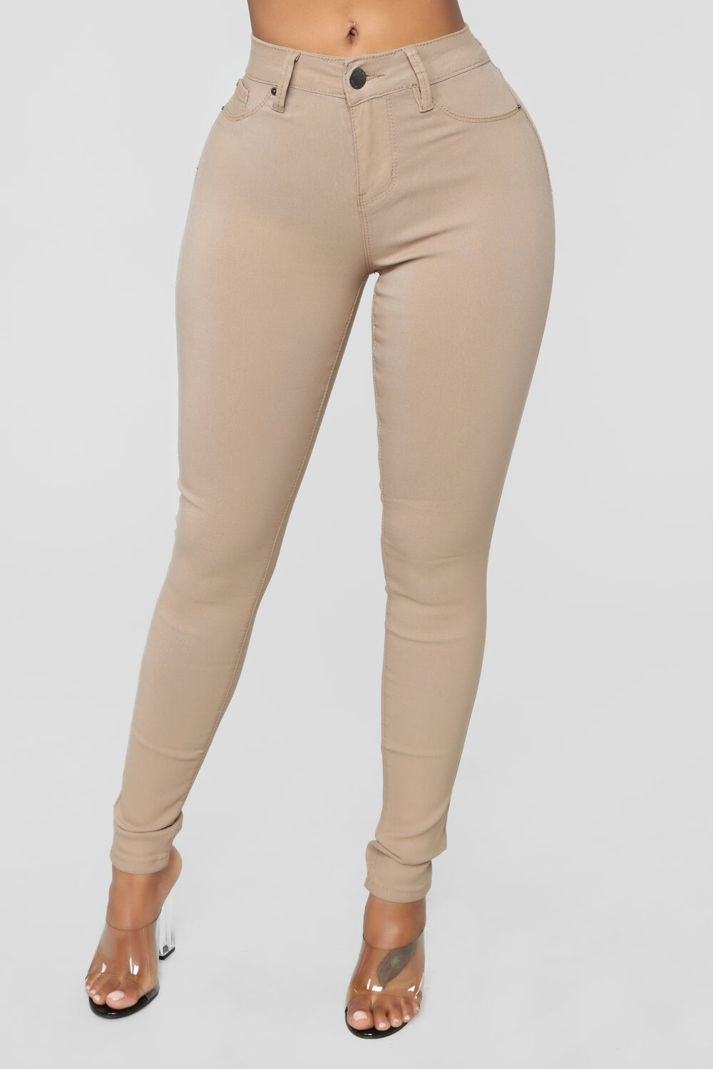 

Брюки скинни Fashion Nova P748931, загар, Коричневый